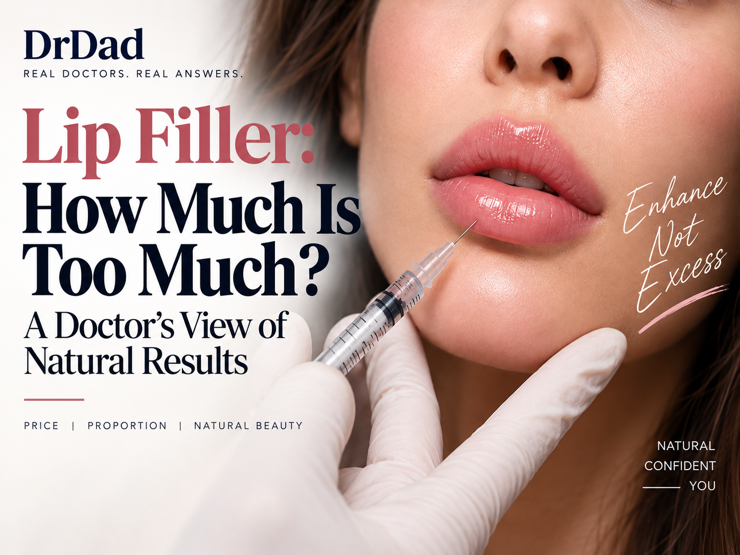 Lip Filler: How Much Is Too Much? A Doctor’s View of Natural Results – A Practicing Dentist Explains